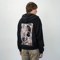parrotsparadiselight patch on male essential zip hoodie in after hours