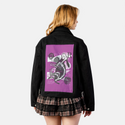 rabbitxray patch on female atelier canvas jacket in nightfall