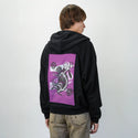 rabbitxray patch on male essential zip hoodie in after hours