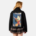 realconnection patch on female atelier canvas jacket in nightfall