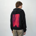 reddream patch on male essential zip hoodie in after hours