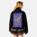 restaurant patch on female atelier canvas jacket in nightfall