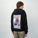 reward patch on male essential zip hoodie in after hours