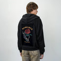romanceneverdies patch on male essential zip hoodie in after hours