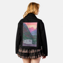 rvlife patch on female atelier canvas jacket in nightfall