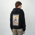 sakurabranch patch on male essential zip hoodie in after hours