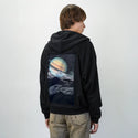 saturnabove patch on male essential zip hoodie in after hours