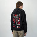 scarletryujin patch on male essential zip hoodie in after hours