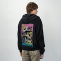 seastheday patch on male essential zip hoodie in after hours