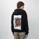 seeyousoon patch on male essential zip hoodie in after hours