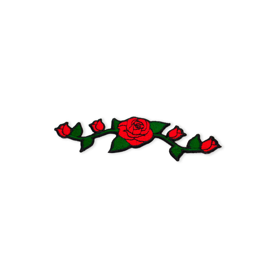 Rose Vine Iron-On Patch