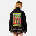 shookones patch on female atelier canvas jacket in nightfall