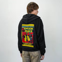 shookones patch on male essential zip hoodie in after hours
