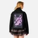 shroomstargirl patch on female atelier canvas jacket in nightfall