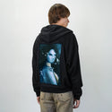 sirenscry patch on male essential zip hoodie in after hours
