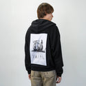 slowandsteady patch on male essential zip hoodie in after hours