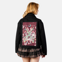 snakesandshears patch on female atelier canvas jacket in nightfall