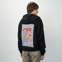 socialmediaattack patch on male essential zip hoodie in after hours