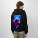 souloftheretroyasakapagoda patch on male essential zip hoodie in after hours