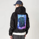 soulofthetimemachine patch on male retro cord hoodie in onyx