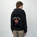 spookyslutty patch on male essential zip hoodie in after hours