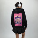 spurrkyhouse patch on female essential zip hoodie in after hours