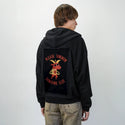 summonsomeoneelse patch on male essential zip hoodie in after hours