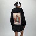 surrealdaysii patch on female essential zip hoodie in after hours