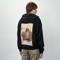 surrealdaysii patch on male essential zip hoodie in after hours