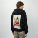 surrealdaysiii patch on male essential zip hoodie in after hours