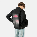 surrealforestdreamer patch on male og denim jacket in raven