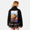 surrealjourneyahead patch on female atelier canvas jacket in nightfall