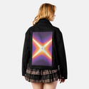 surrealjourneyascension patch on female atelier canvas jacket in nightfall