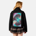 surrealjourneyself patch on female atelier canvas jacket in nightfall