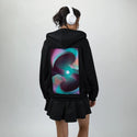 surrealjourneyself patch on female essential zip hoodie in after hours