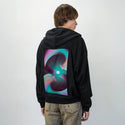 surrealjourneyself patch on male essential zip hoodie in after hours