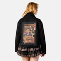 sushimeowster patch on female atelier canvas jacket in nightfall