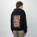 sushimeowster patch on male essential zip hoodie in after hours