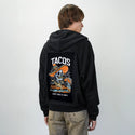 tacos patch on male essential zip hoodie in after hours