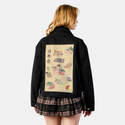 tasteofjapan patch on female atelier canvas jacket in nightfall