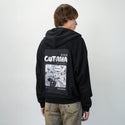 tattooedorigins patch on male essential zip hoodie in after hours