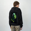 thatsthespirit patch on male essential zip hoodie in after hours