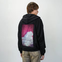 theclouddreamversion patch on male essential zip hoodie in after hours