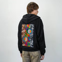 thegreatdivide patch on male essential zip hoodie in after hours