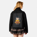 theotherpumpkin patch on female atelier canvas jacket in nightfall