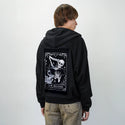 thereader patch on male essential zip hoodie in after hours