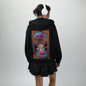 togetherforever patch on female essential zip hoodie in after hours