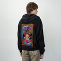 togetherforever patch on male essential zip hoodie in after hours