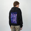 tokyonight patch on male essential zip hoodie in after hours