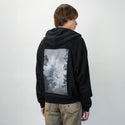 treescape patch on male essential zip hoodie in after hours